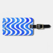 ブルーウェーブ装飾水カラーカスタム ラゲッジタグ (正面横)