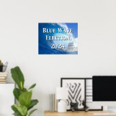 ブルーウェーブ選挙2024 ポスター (ホームオフィス)