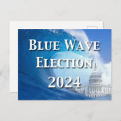 ブルーウェーブ選挙2024 ポストカード (正面/裏面)