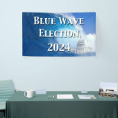 ブルーウェーブ選挙2024 横断幕 (トレードショー)