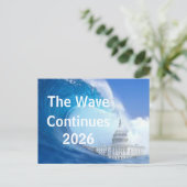 ブルーウェーブ選挙2026をカスタマイズ ポストカード (スタンド正面)