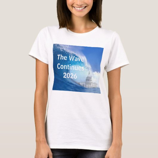 ブルーウェーブ選挙2026をカスタマイズ Tシャツ (正面)
