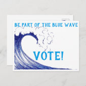 ブルーウェーブ2020の一部 ポストカード (正面/裏面)