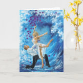 ブルーウェーブ カード (黄色い花)