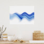 ブルーウェーブ ポスター (キッチン)