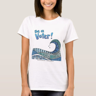 ブルーウェーブ-有権者に Tシャツ