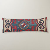 ブルーウエスタンサンタフェカウボーイスタイル華美  ボディピロー (裏面)