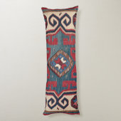 ブルーウエスタンサンタフェカウボーイスタイル華美  ボディピロー (裏面 (縦))