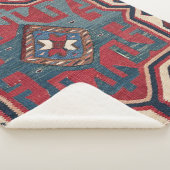 ブルーウエスタンサンタフェカウボーイスタイル 華美 シェルパブランケット (3/4)