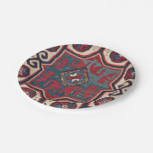 ブルーウエスタンサンタフェカウボーイスタイル 華美 ペーパープレート (アングル)