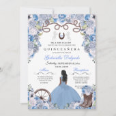 ブルーウエスタンチャラガールランチェロキンセアニェラ 招待状 (正面)