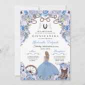 ブルーウエスタンチャラガールランチェロキンセアニェラ 招待状 (正面)