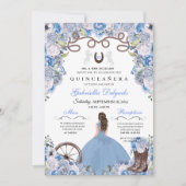 ブルーウエスタンチャラガールランチェロキンセアニェラ 招待状 (正面)