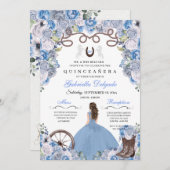 ブルーウエスタンチャラガールランチェロキンセアニェラ 招待状 (正面/裏面)