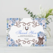 ブルーウエスタンホースキンセアニェラサンキューカード サンキューカード (スタンド正面)