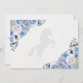 ブルーウエスタンホースキンセアニェラサンキューカード サンキューカード (裏面)