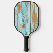 ブルーウォッシュウッド ピックルボールラケット (裏面)
