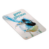 ブルーウォレンウォーターハッピーバースデーレンアクア マグネット (右側)