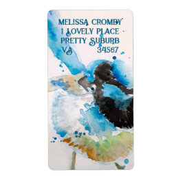 ブルーウォレンウォーターハッピーバースデーレンアクア ラベル