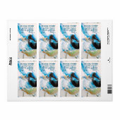 ブルーウォレンウォーターハッピーバースデーレンアクア ラベル (フルシート)