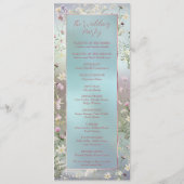 ブルーウォーエレガントタカラーフローラフラットプログラム プログラム (裏面)