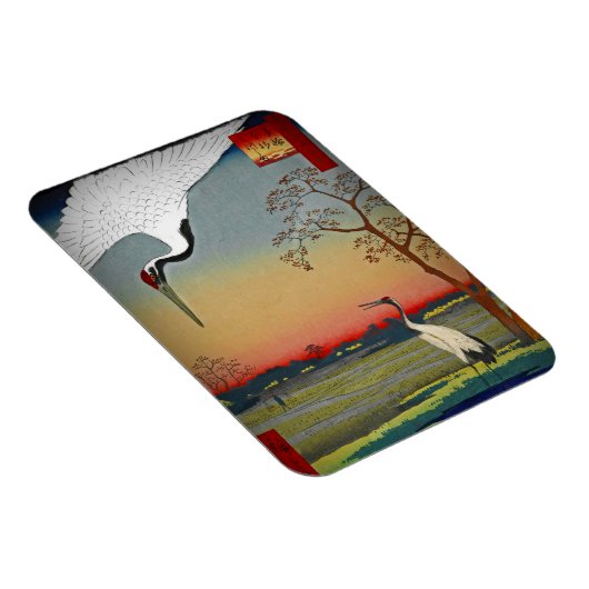 ブルーウォーターとさくらんぼツリー付きクレーン マグネット (右側)