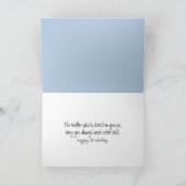 ブルーウォーターに帆船 カード (内部)