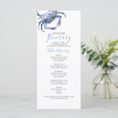 ブルーウォーターのカニ結婚の旅程 (スタンド正面)