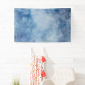 ブルーウォーターのカラーテクスチャ 横断幕 (インサイチュ)