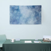 ブルーウォーターのカラーテクスチャ 横断幕 (トレードショー)