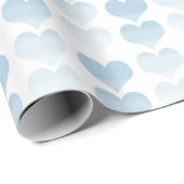 ブルーウォーターのカラーハート ラッピングペーパー (ロールコーナー)