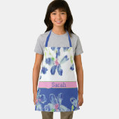 ブルーウォーターのカラーフローラ エプロン (インサイチュ)