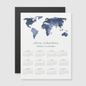ブルーウォーターのカラーワールドマップ | 2019カレンダー (正面/裏面)