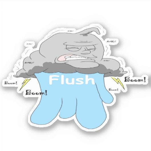 ブルーウォーターのシール シール (正面)