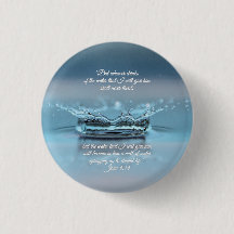 ブルーウォーターの生活は聖書の聖句ヨハネを口渇させない