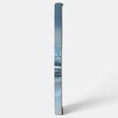 ブルーウォーターの生活は聖書の聖句ヨハネを口渇させない SAMSUNG GALAXYケース (左側面)