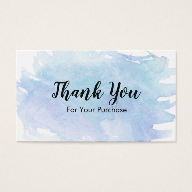 ブルーウォーターの色のスプラッシュありがとう (正面)