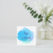 ブルーウォーターの色のスプラッシュ 紹介カード (スタンド正面)