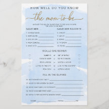 ブルーウォーターの色の金ゴールドは、ゲームをするママを知っている