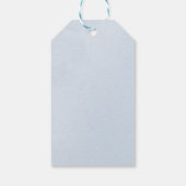 ブルーウォーターの色を魅了する雲結婚景色 ギフトタグ (裏面)