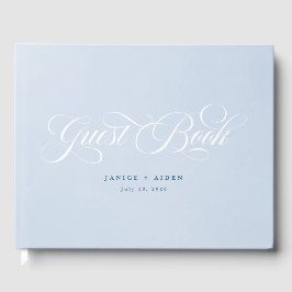 ブルーウォーターの色を魅了する雲結婚景色 ゲストブック