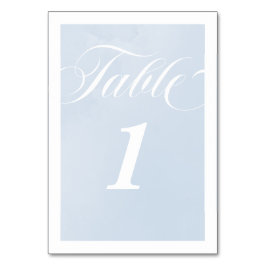 ブルーウォーターの色を魅了する雲結婚景色 テーブルナンバー