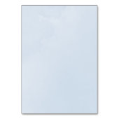 ブルーウォーターの色を魅了する雲結婚景色 テーブルナンバー (裏面)