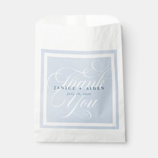 ブルーウォーターの色を魅了する雲結婚景色 フェイバーバッグ (正面)