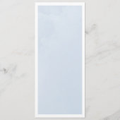 ブルーウォーターの色を魅了する雲結婚景色 プログラム (裏面)