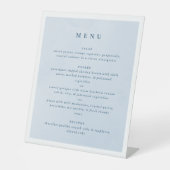 ブルーウォーターの色を魅了する雲結婚景色 台座サイン (正面)