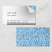 ブルーウォーターインサイドスイムインストラクター名刺 名刺 (正面/裏面)