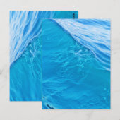 ブルーウォーターウェーブ ポストカード (正面/裏面)