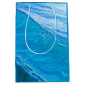 ブルーウォーターウェーブ ミディアムペーパーバッグ (正面)