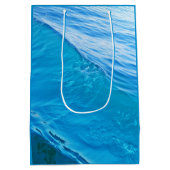 ブルーウォーターウェーブ ミディアムペーパーバッグ (裏面)